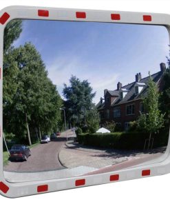 Convex Traffic Mirror Rectangle 60 X 80 Cm With Reflectors