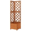 Corner Trellis Planter 40x40x150 Cm Solid Fir Wood -Room Corner Trellis Planter 40x40x150 cm Solid Fir Wood 486509 0