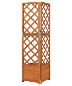 Corner Trellis Planter 40x40x150 Cm Solid Fir Wood 4 Corner Trellis Planter 40x40x150 Cm Solid Fir Wood -Room Corner Trellis Planter 40x40x150 cm Solid Fir Wood 486509 2