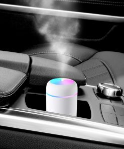Creative 300ML Dazzle Cup Air Humidifier USB Color Cycling Table Top Home Car Air Humidifier - White -Room Creative 300ML Dazzle Cup Air Humidifier 500056 2