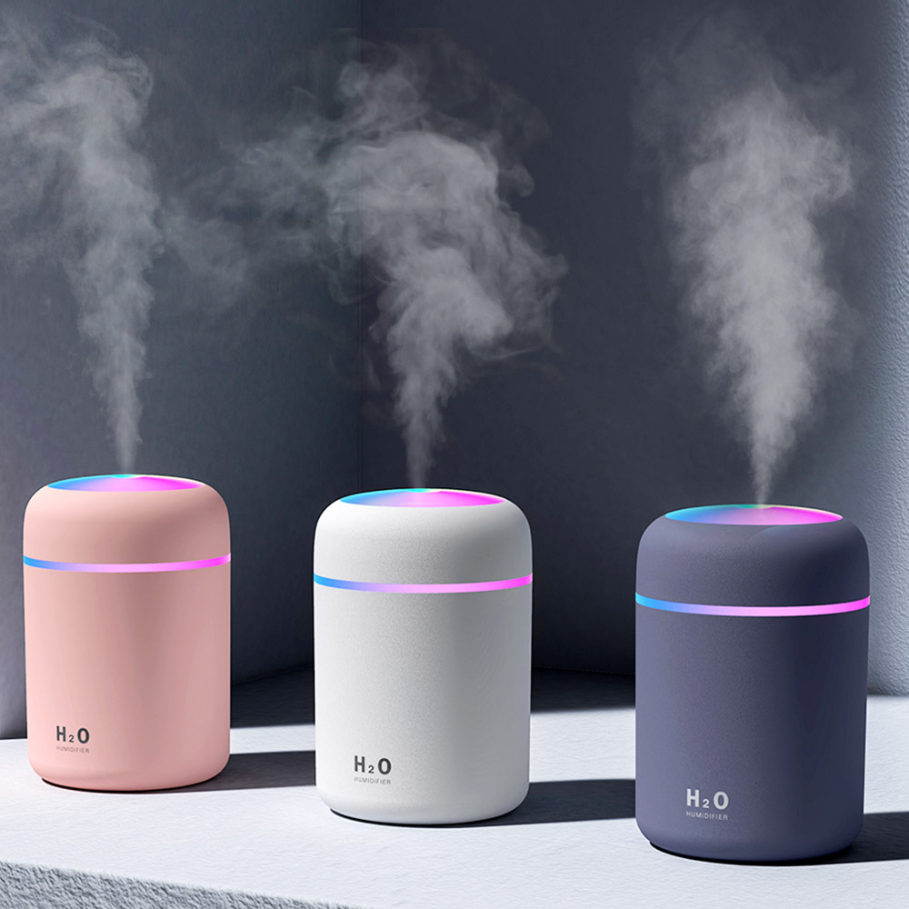 Creative 300ML Dazzle Cup Air Humidifier USB Color Cycling Table Top Home Car Air Humidifier - Grey Creative 300ML Dazzle Cup Air Humidifier USB Color Cycling Table Top Home Car Air Humidifier - Grey -Room Creative 300ML Dazzle Cup Air Humidifier 500057 3