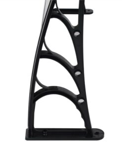 Door Canopy Black 150x100 Cm PC -Room Door Canopy Black 150x100 cm PC 440736 5