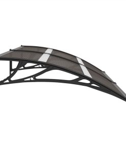 Door Canopy Black 200x80 Cm PC -Room Door Canopy Black 200x80 cm PC 489325 2