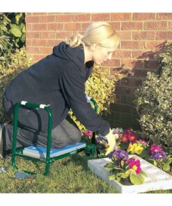 Draper Tools Folding Garden Seat/Kneeler Iron Green 64970 -Room Draper Tools Folding Garden Seat Kneeler Iron Green 64970 441038 2