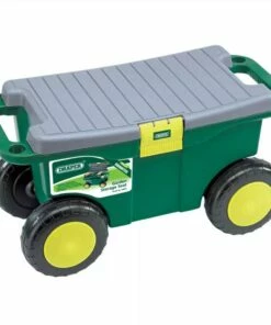 Draper Tools Garden Tool Cart And Seat 56x27.2x30.4 Cm Green 60852
