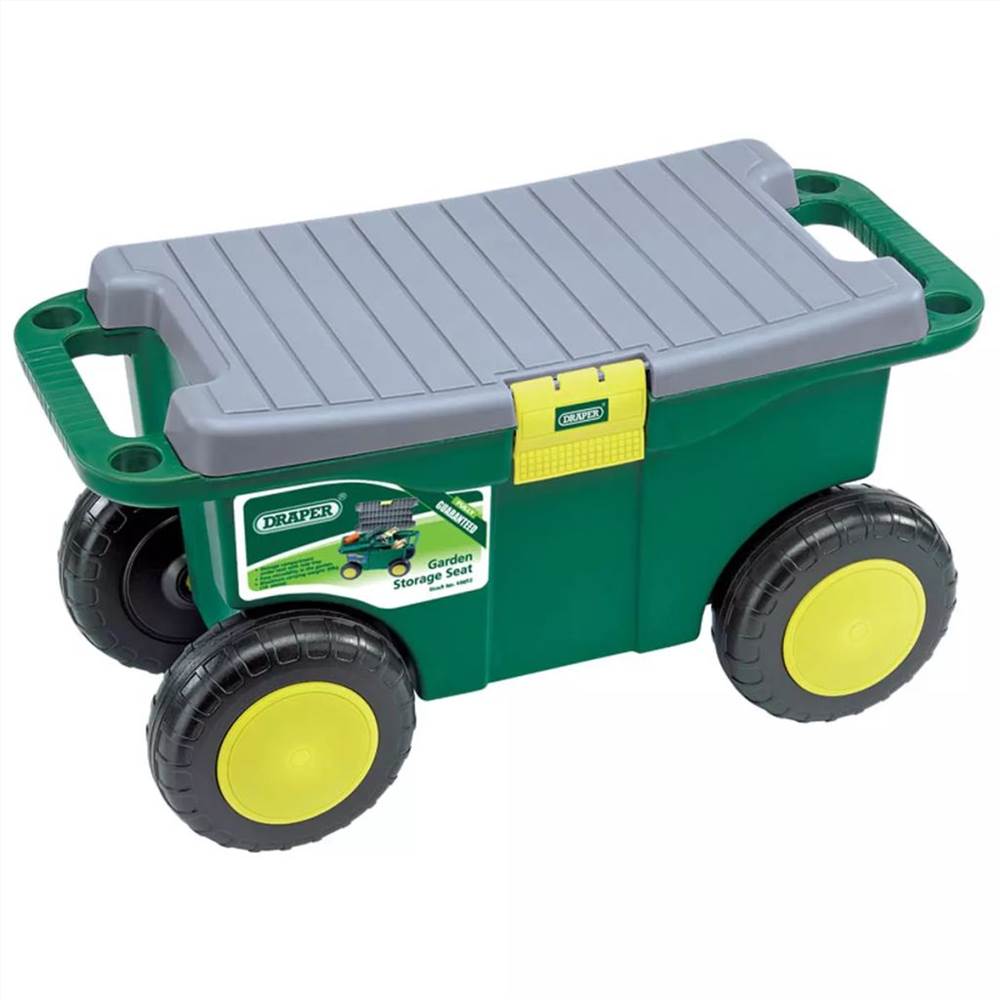 Draper Tools Garden Tool Cart and Seat 56x27.2x30.4 cm Green 60852 Draper Tools Garden Tool Cart And Seat 56x27.2x30.4 Cm Green 60852 -Room Draper Tools Garden Tool Cart and Seat 56x27 2x30 4 cm Green 60852 452754 0