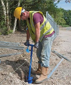 Draper Tools Post Hole Digger With Auger 1070x155 Mm Blue 24414 -Room Draper Tools Post Hole Digger with Auger 1070x155 mm Blue 24414 444684 3