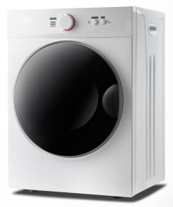Portable Smart Dryer 1020W Power 5 Drying Modes Knob Control Capacity 6.6LBS, For Family, Dormitories, Apartments, RVs - White