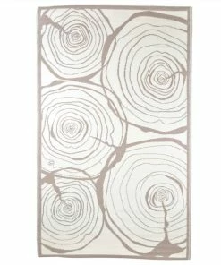 Esschert Design Outdoor Rug 240x150cm Growth Rings