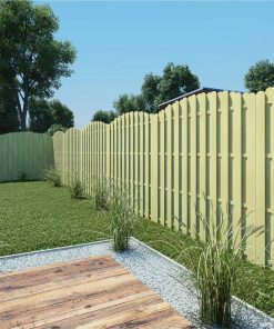 Fence Panel Impregnated Pinewood 180x(165-180) Cm