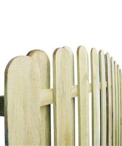 Fence Panel Impregnated Pinewood 180x(165-180) Cm -Room Fence Panel Impregnated Pinewood 180x 165 180 cm 496473 3