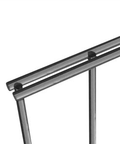 Fence Panel With Posts Powder-coated Iron 6x1.6 M Anthracite -Room Fence Panel with Posts Powder coated Iron 6x1 6 m Anthracite 452039 5