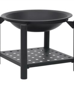 Fire Pit With Poker 54x54x55 Cm Steel -Room Fire Pit with Poker 54x54x55 cm Steel 471156 4