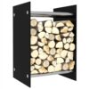 Firewood Rack Black 40x35x60 Cm Glass -Room Firewood Rack Black 40x35x60 cm Glass 436410 0