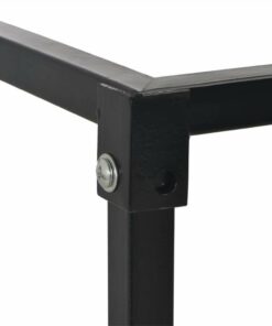 Firewood Rack With Base Black 37x37x113 Cm Steel 5 Firewood Rack With Base Black 37x37x113 Cm Steel -Room Firewood Rack with Base Black 37x37x113 cm Steel 438914 3