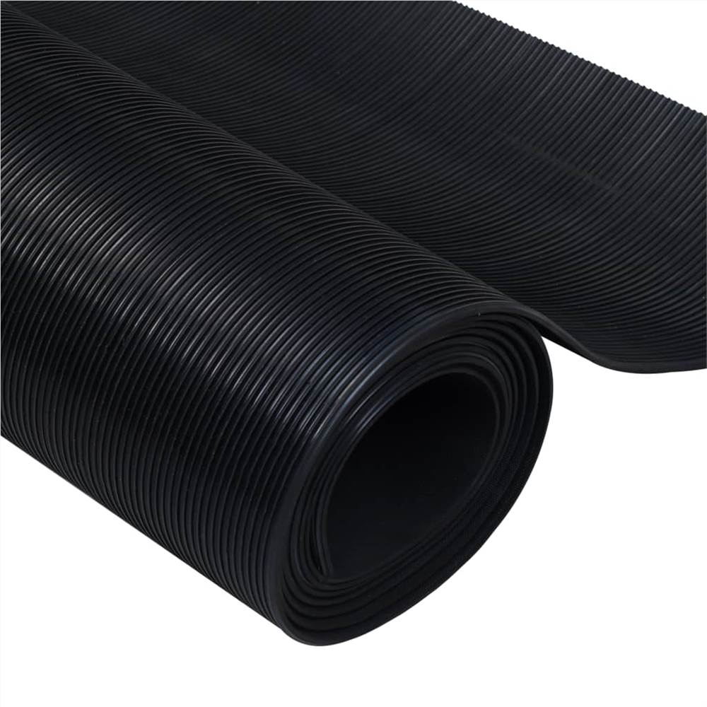 Floor Mat Anti-Slip Rubber 1.5x2 m 3 mm Fine Rib Floor Mat Anti-Slip Rubber 1.5x2 M 3 Mm Fine Rib -Room Floor Mat Anti Slip Rubber 1 5x2 m 3 mm Fine Rib 447421 3
