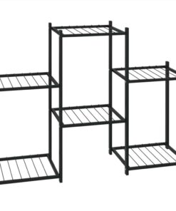 Flower Stand 83x25x60 Cm Black Iron -Room Flower Stand 83x25x60 cm Black Iron 515262 1