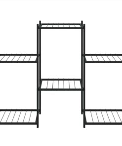 Flower Stand 83x25x60 Cm Black Iron -Room Flower Stand 83x25x60 cm Black Iron 515262 2