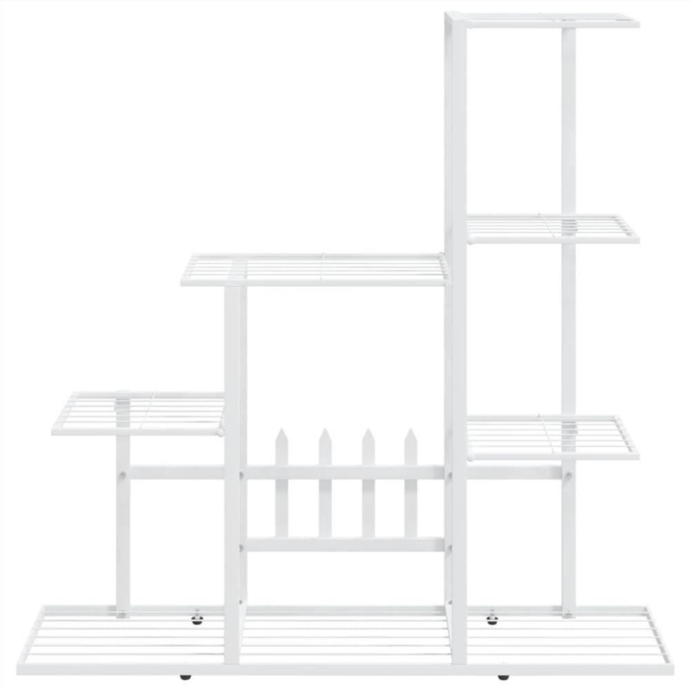 Flower Stand 94.5x25x88 cm White Metal Flower Stand 94.5x25x88 Cm White Metal -Room Flower Stand 94 5x25x88 cm White Metal 483177 2