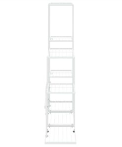 Flower Stand 94.5x25x88 Cm White Metal 5 Flower Stand 94.5x25x88 Cm White Metal -Room Flower Stand 94 5x25x88 cm White Metal 483177 3