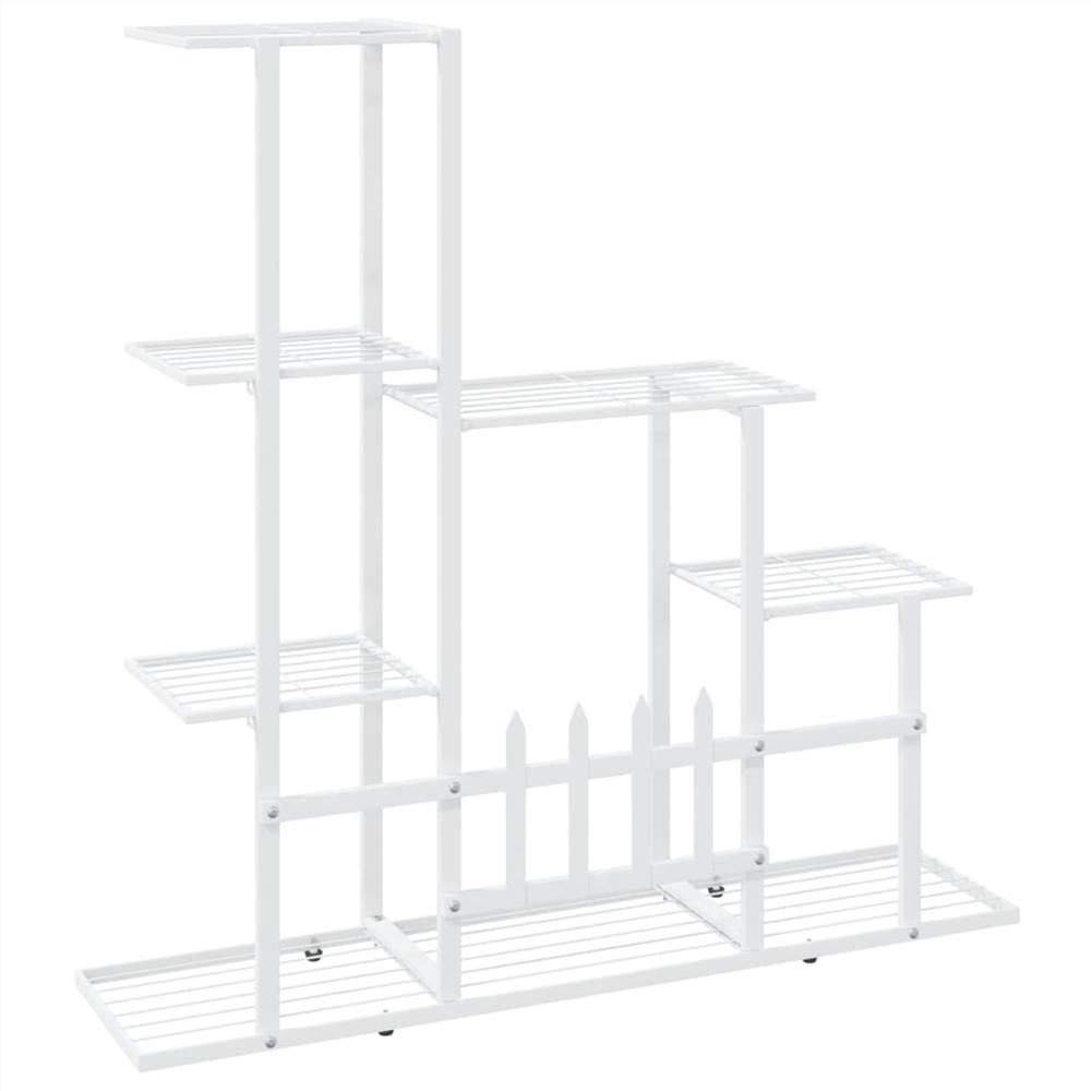 Flower Stand 94.5x25x88 cm White Metal Flower Stand 94.5x25x88 Cm White Metal -Room Flower Stand 94 5x25x88 cm White Metal 483177 4