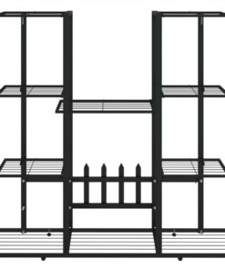 Flower Stand 94.5x25x89 Cm Black Iron 4 Flower Stand 94.5x25x89 Cm Black Iron -Room Flower Stand 94 5x25x89 cm Black Iron 515431 2