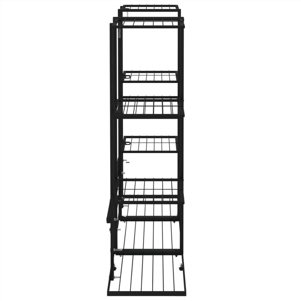 Flower Stand 94.5x25x89 cm Black Iron Flower Stand 94.5x25x89 Cm Black Iron -Room Flower Stand 94 5x25x89 cm Black Iron 515431 3