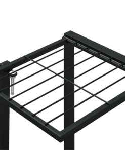 Flower Stand 94.5x25x89 Cm Black Iron 7 Flower Stand 94.5x25x89 Cm Black Iron -Room Flower Stand 94 5x25x89 cm Black Iron 515431 5