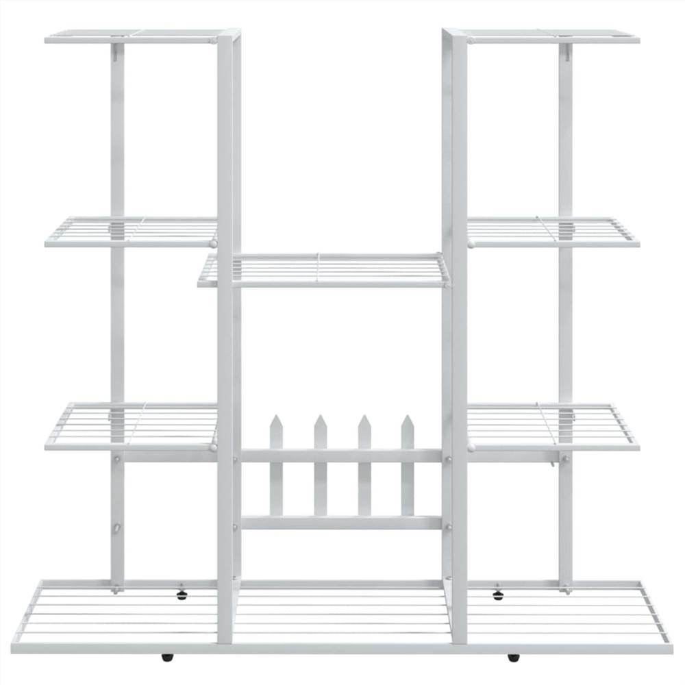 Flower Stand 94.5x25x89 cm White Iron Flower Stand 94.5x25x89 Cm White Iron -Room Flower Stand 94 5x25x89 cm White Iron 515263 2