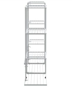 Flower Stand 94.5x25x89 Cm White Iron 5 Flower Stand 94.5x25x89 Cm White Iron -Room Flower Stand 94 5x25x89 cm White Iron 515263 3