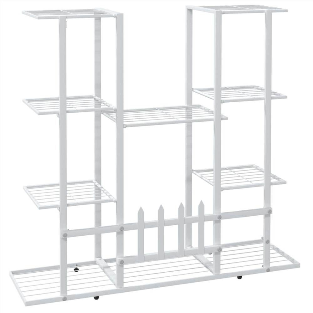 Flower Stand 94.5x25x89 cm White Iron Flower Stand 94.5x25x89 Cm White Iron -Room Flower Stand 94 5x25x89 cm White Iron 515263 4