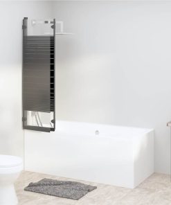 Foldable Shower Enclosure 3 Panels 130x130 Cm ESG Black 4 Foldable Shower Enclosure 3 Panels 130x130 Cm ESG Black -Room Foldable Shower Enclosure 3 Panels 130x130 cm ESG Black 515087 2