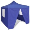 Foldable Tent 3x3 M With 4 Walls Blue -Room Foldable Tent 3x3 m with 4 Walls Blue 496456 0