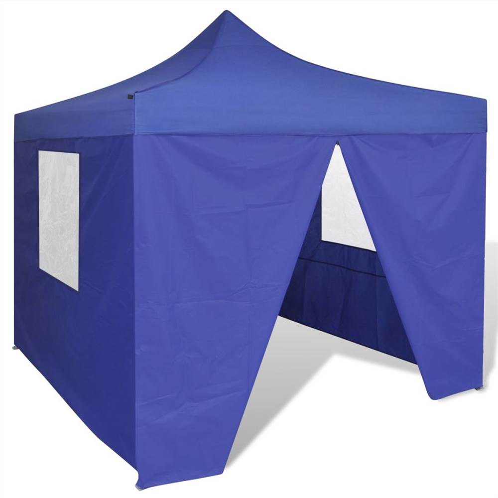 Foldable Tent 3x3 m with 4 Walls Blue Foldable Tent 3x3 M With 4 Walls Blue -Room Foldable Tent 3x3 m with 4 Walls Blue 496456 0