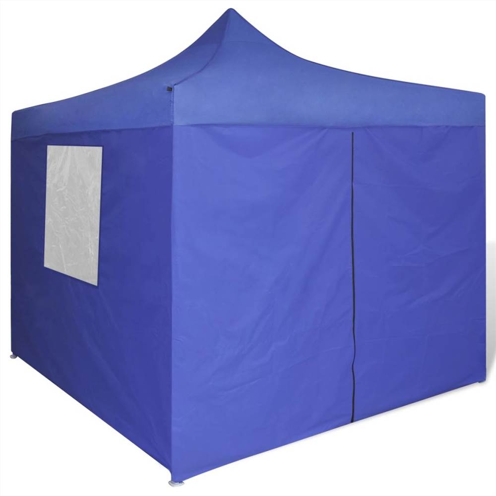 Foldable Tent 3x3 m with 4 Walls Blue Foldable Tent 3x3 M With 4 Walls Blue -Room Foldable Tent 3x3 m with 4 Walls Blue 496456 1