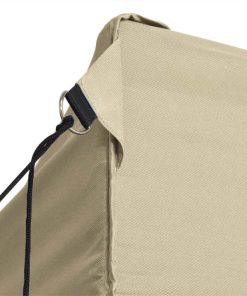 Foldable Tent Pop-Up With 4 Side Walls 3x4.5 M Cream White 7 Foldable Tent Pop-Up With 4 Side Walls 3x4.5 M Cream White -Room Foldable Tent Pop Up with 4 Side Walls 3x4 5 m Cream White 486057 5