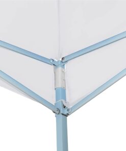 Folding Gazebo With 4 Sidewalls 5x5 M White 5 Folding Gazebo With 4 Sidewalls 5x5 M White -Room Folding Gazebo with 4 Sidewalls 5x5 m White 438761 3