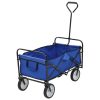 Folding Hand Trolley Steel Blue -Room Folding Hand Trolley Steel Blue 448273 0