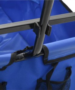 Folding Hand Trolley Steel Blue -Room Folding Hand Trolley Steel Blue 448273 4