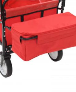 Folding Hand Trolley With Canopy Steel Red 6 Folding Hand Trolley With Canopy Steel Red -Room Folding Hand Trolley with Canopy Steel Red 466867 4