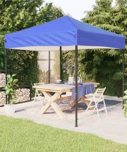 Folding Party Tent Blue 2x2 M