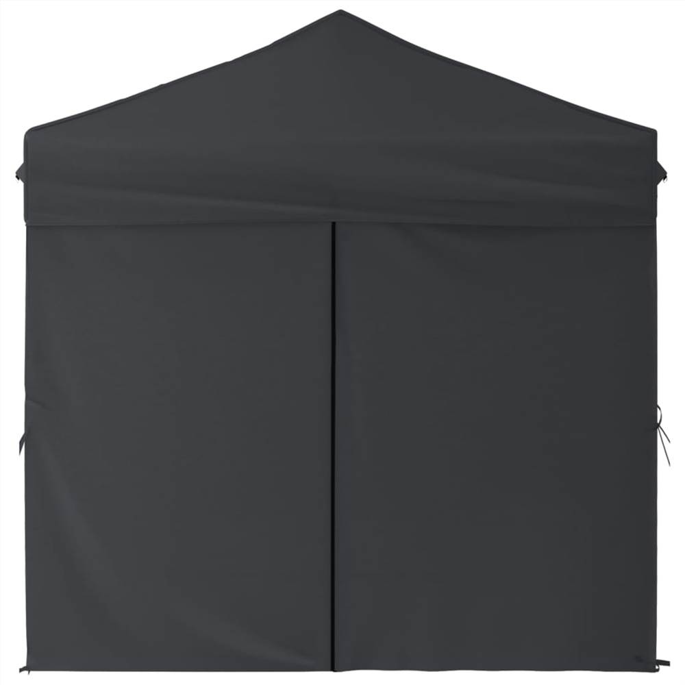 Folding Party Tent with Sidewalls Anthracite 2x2 m Folding Party Tent With Sidewalls Anthracite 2x2 M -Room Folding Party Tent with Sidewalls Anthracite 2x2 m 515498 3