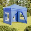 Folding Party Tent With Sidewalls Blue 2x2 M 1 Folding Party Tent With Sidewalls Blue 2x2 M -Room Folding Party Tent with Sidewalls Blue 2x2 m 515459 0