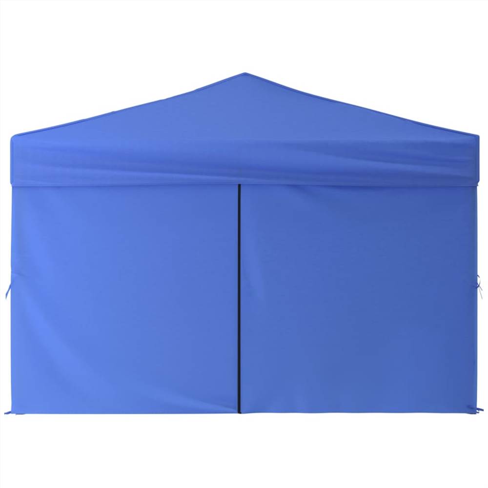 Folding Party Tent with Sidewalls Blue 3x3 m Folding Party Tent With Sidewalls Blue 3x3 M -Room Folding Party Tent with Sidewalls Blue 3x3 m 515493 3