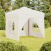 Folding Party Tent With Sidewalls Cream 2x2 M 1 Folding Party Tent With Sidewalls Cream 2x2 M -Room Folding Party Tent with Sidewalls Cream 2x2 m 515461 0