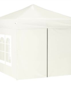 Folding Party Tent With Sidewalls Cream 2x2 M -Room Folding Party Tent with Sidewalls Cream 2x2 m 515461 2