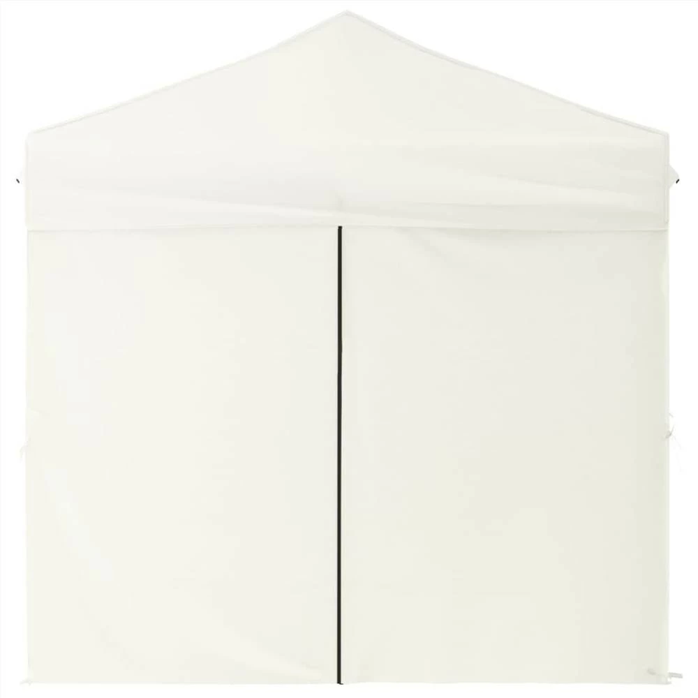 Folding Party Tent With Sidewalls Cream 2x2 M - Image 4
