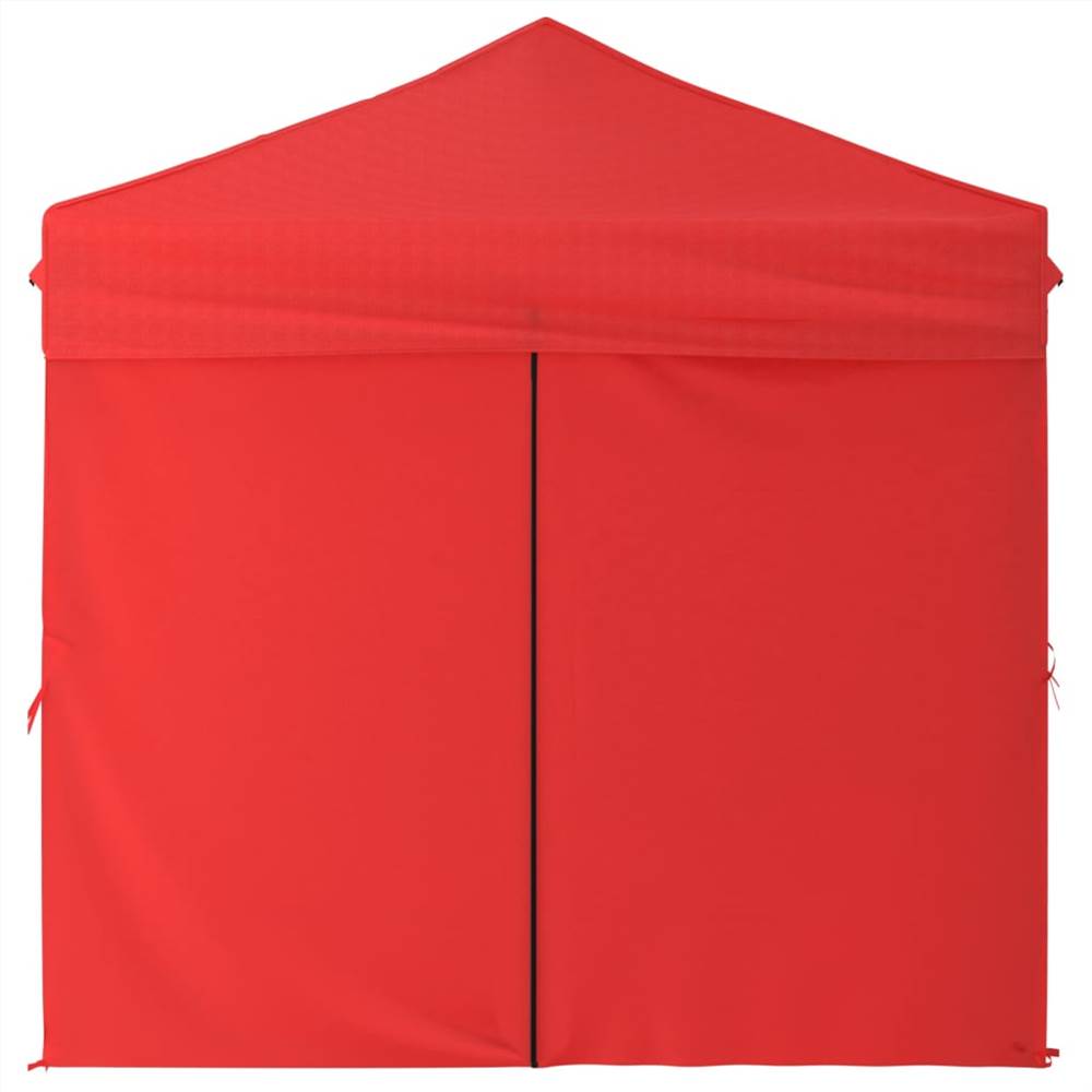Folding Party Tent with Sidewalls Red 2x2 m Folding Party Tent With Sidewalls Red 2x2 M -Room Folding Party Tent with Sidewalls Red 2x2 m 515497 3