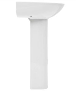 Freestanding Basin With Pedestal Ceramic White 520x440x190 Mm 5 Freestanding Basin With Pedestal Ceramic White 520x440x190 Mm -Room Freestanding Basin with Pedestal Ceramic White 520x440x190 mm 444443 3