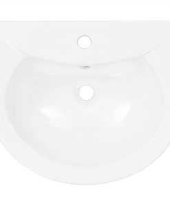Freestanding Basin With Pedestal Ceramic White 520x440x190 Mm 7 Freestanding Basin With Pedestal Ceramic White 520x440x190 Mm -Room Freestanding Basin with Pedestal Ceramic White 520x440x190 mm 444443 5